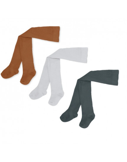3x Rib Tights Leather