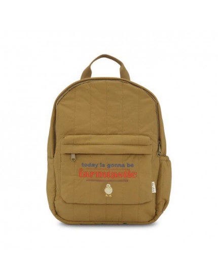 Storm Quilted Backpack Gold One Size