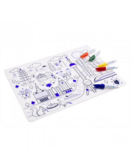 Table Colouring Set with 5 Pens and Shanghai Bracelet 3