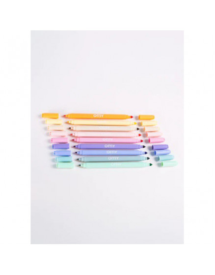 9 Dual Tipped Pastel Markers 4