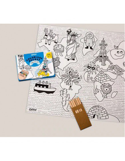 Atlas mini Coloring Set 3