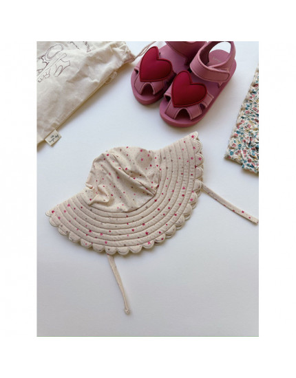 Scullop Pink Sun Hat