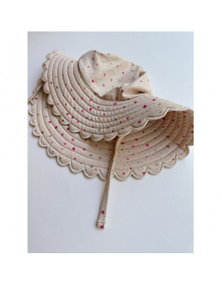 Scullop Pink Sun Hat 3