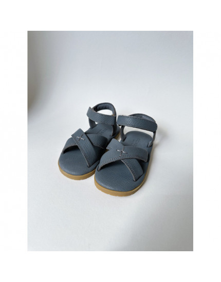 Taupe Blue Sandals