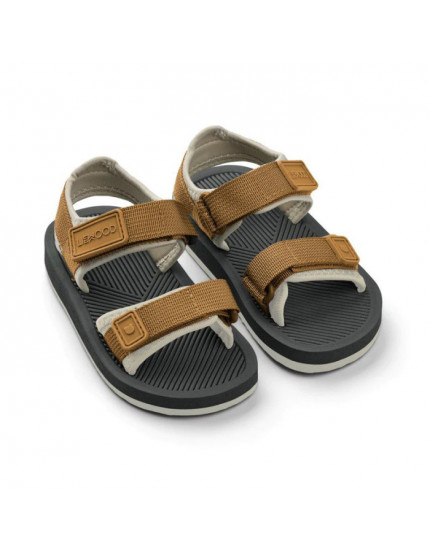 Monty Golden Caramel Mix Sandals