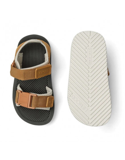 Monty Golden Caramel Mix Sandals 2