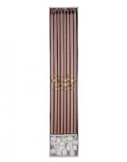 Long Candles Light Pink One Size