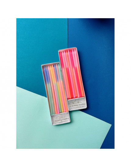 Color Block Candles Pink One Size