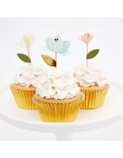 Flower Bouquet Cake Topper One Size