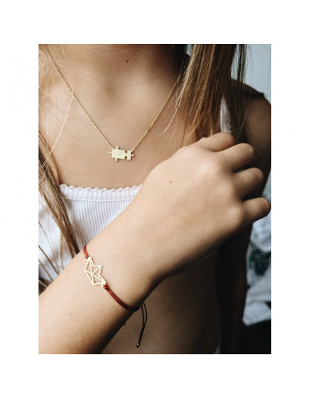 Puzzle Gold Necklace 2