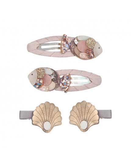 4 x Fish & Shell Clip Pack