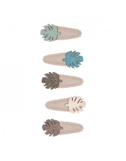 5 x Palm Leaf Clic Clacs One Size