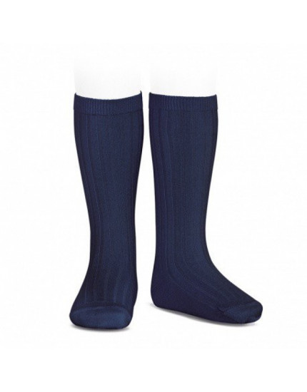 Knee Socks Navy Blue 480
