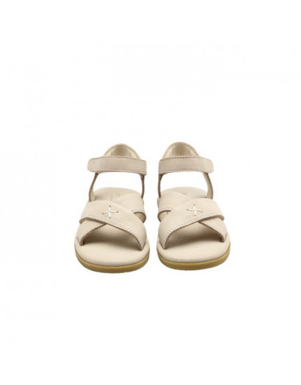Otis Ivory Leather Sandals