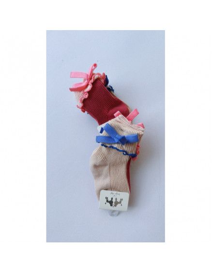 2 x Pack Bow Socks 2
