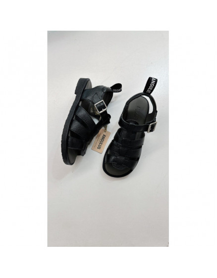 Sandals Logo Tape Black 3
