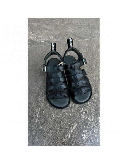 Sandals Logo Tape Black 2