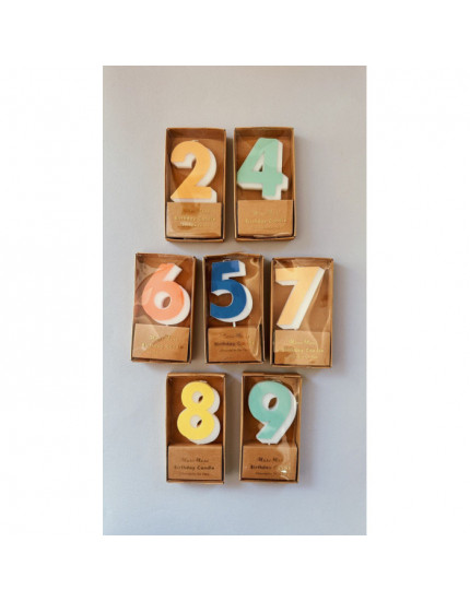 Number Candles 6 One Size