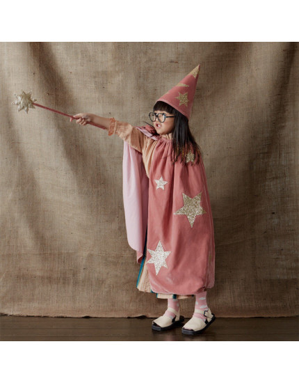 Pink Velvet Wizard Costume 3Y+