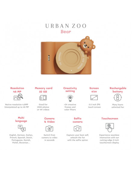 Дитячий аксесуар Urban Zoo Bear 2