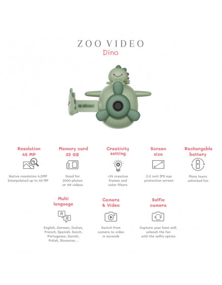 Дитячий аксесуар Zoo Dino Green 2