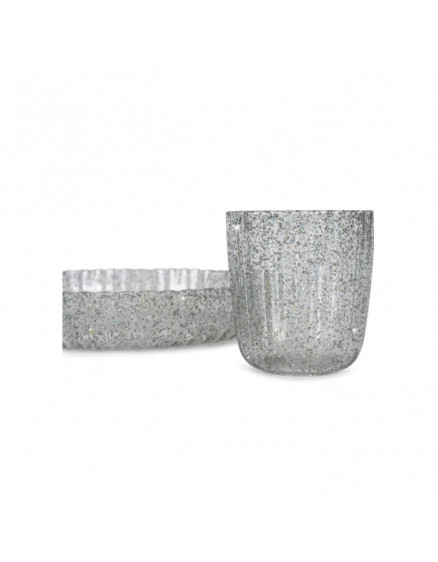 Dinner Set Glitter Blue 3