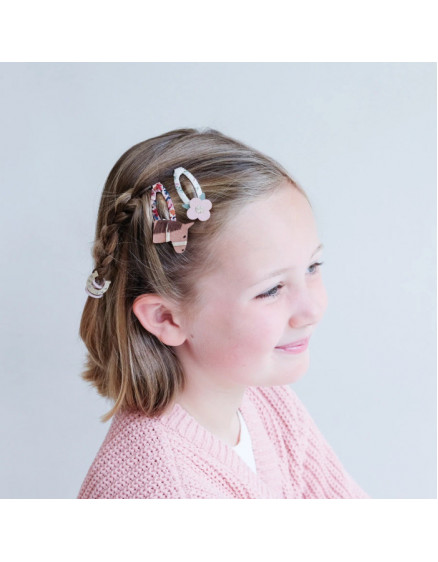 4 x Horse & Flower Clip Set 2