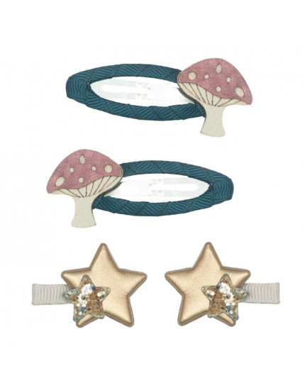 4 x Magical Toadstool Clip Set 3Y+