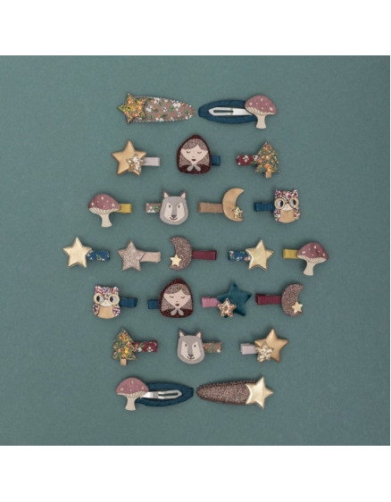4 x Magical Toadstool Clip Set 3