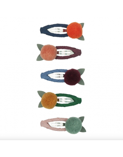 5 x Pom Pom Petal Mini Clic Clacs