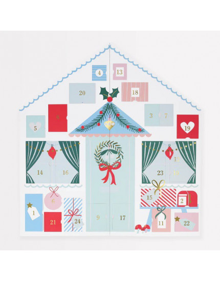 Santa`s Cabin Sticker Advent Calendar 3Y+