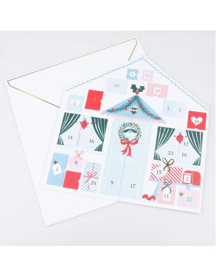 Santa`s Cabin Sticker Advent Calendar 4