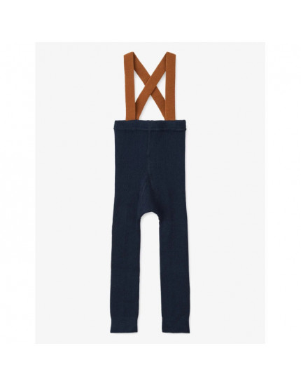 Cuno Suspender Tights Navy