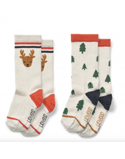 Annette Socks Red Bow