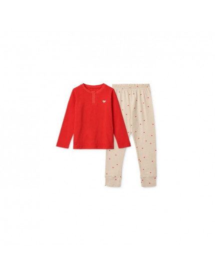 Wilhelm Printed Bow Pijama Set
