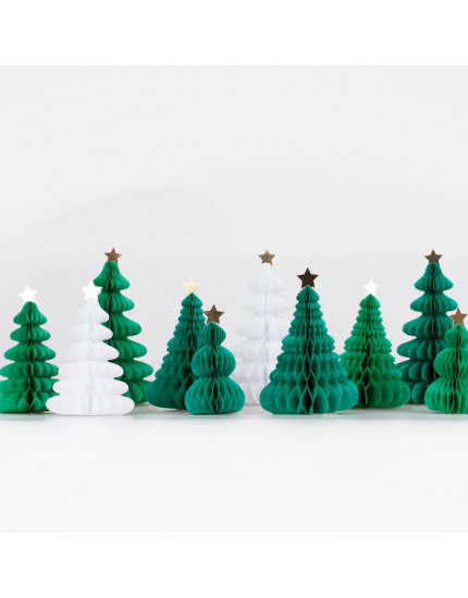 Honeycomb Trees Decoration One Size