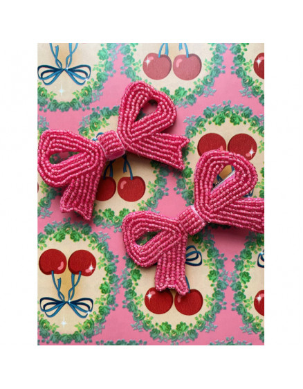 2 x Заколки Pearly Bow 3
