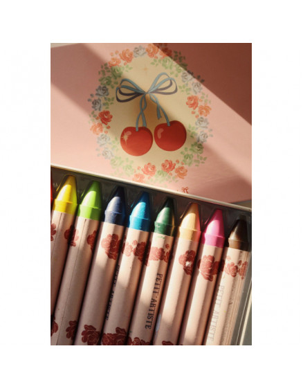 Bees Wax Crayons x10 Cherry 4