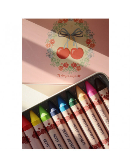 Bees Wax Crayons x10 Cherry 3