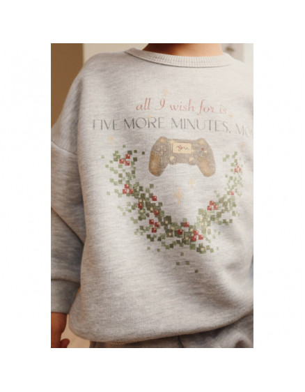Lou Grey Melange Sweat 3