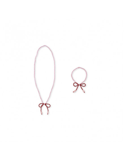 Pearly Rose Necklace & Bracelet 5
