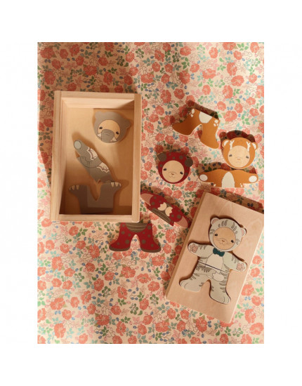 Wooden Teddy Dress Up 18М+