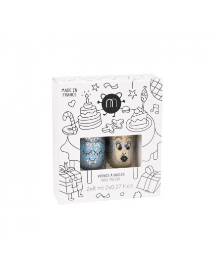 2 x Kids nail Polish Luna&Aurora 3Y+