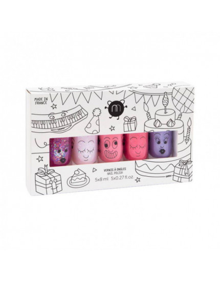 5 x Nail polishes set Party 3Y+