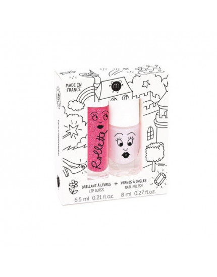 Fairytals Kids' Makeup Set - Nail Polish and Lip Gloss 3Y+
