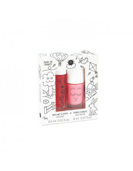 Holidays Kids' Makeup Set - Nail Polish and Lip Gloss 3Y+