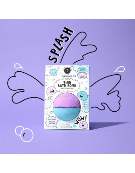 Blue + Purple Kids Bath Bombs 702 3Y+