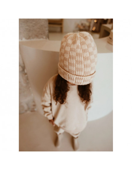 Squares Bennies Ivory Hat