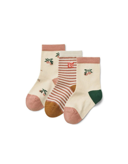 3 x Silas Peach Socks 22-24 ( 2Y )