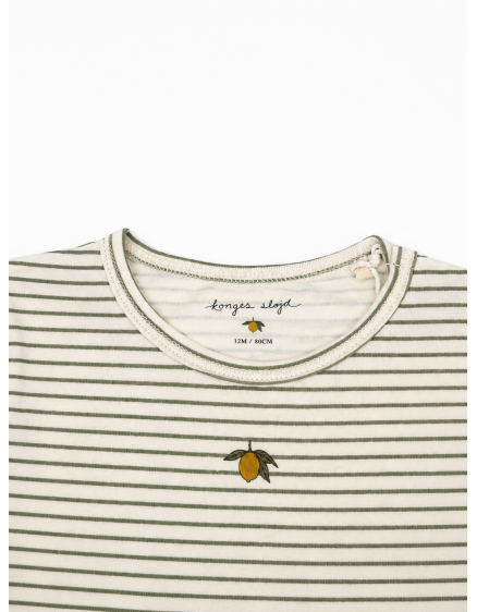 Боді LS Stripe Lemon 2